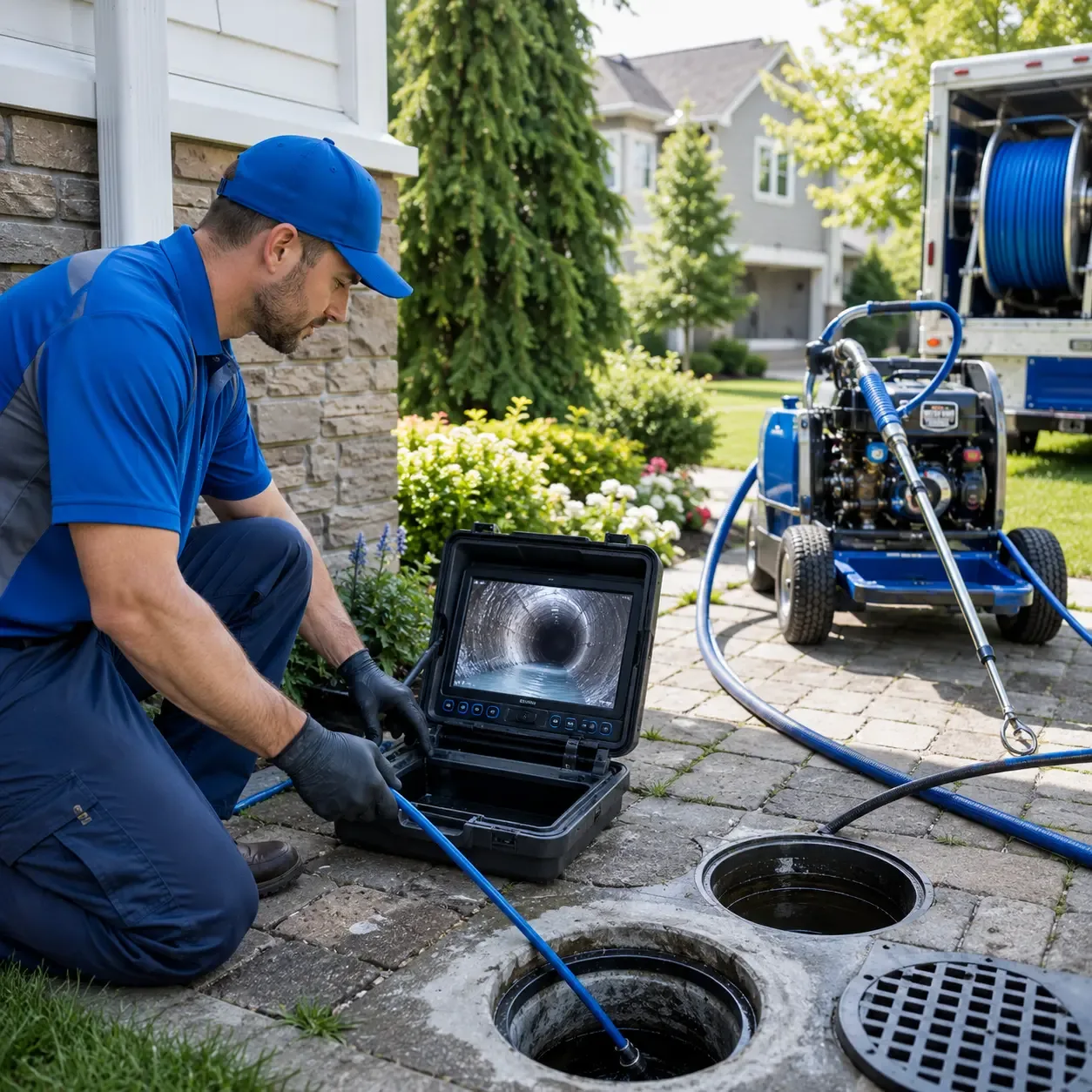 Outdoor drain cleaning professionals serving Eliot, ME