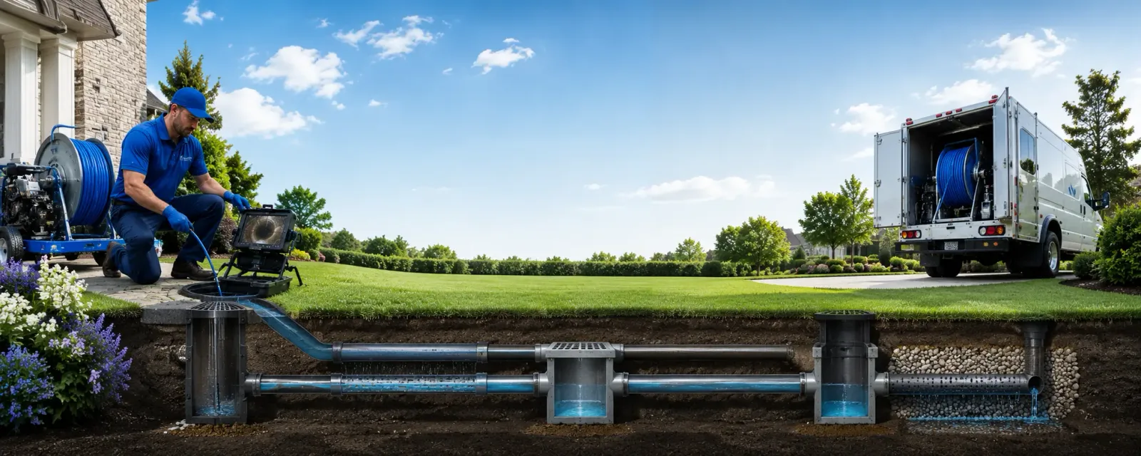 Outdoor drain cleaning information for Eliot, ME